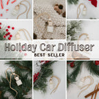 HOLIDAY CAR DIFFUSER: CASHMERE CEDAR