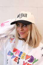 Bad Hair Day Trucker Hat: CREAM CORDUROY