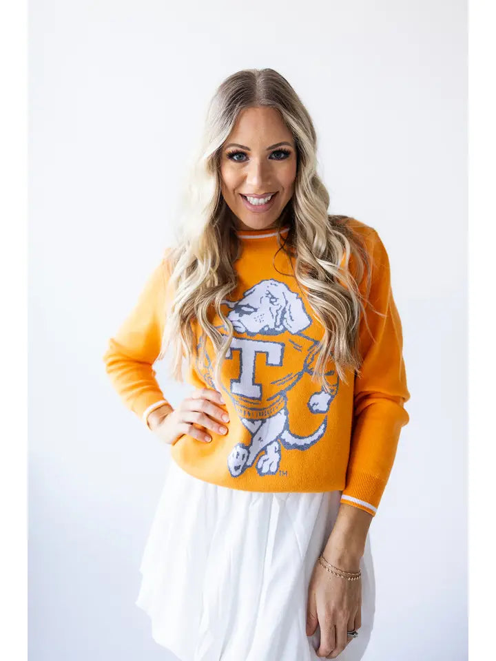 TENN SMOKEY SWEATER ORANGE