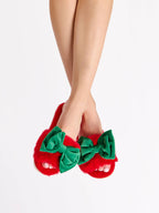 NOELLE SLIPPERS: RED