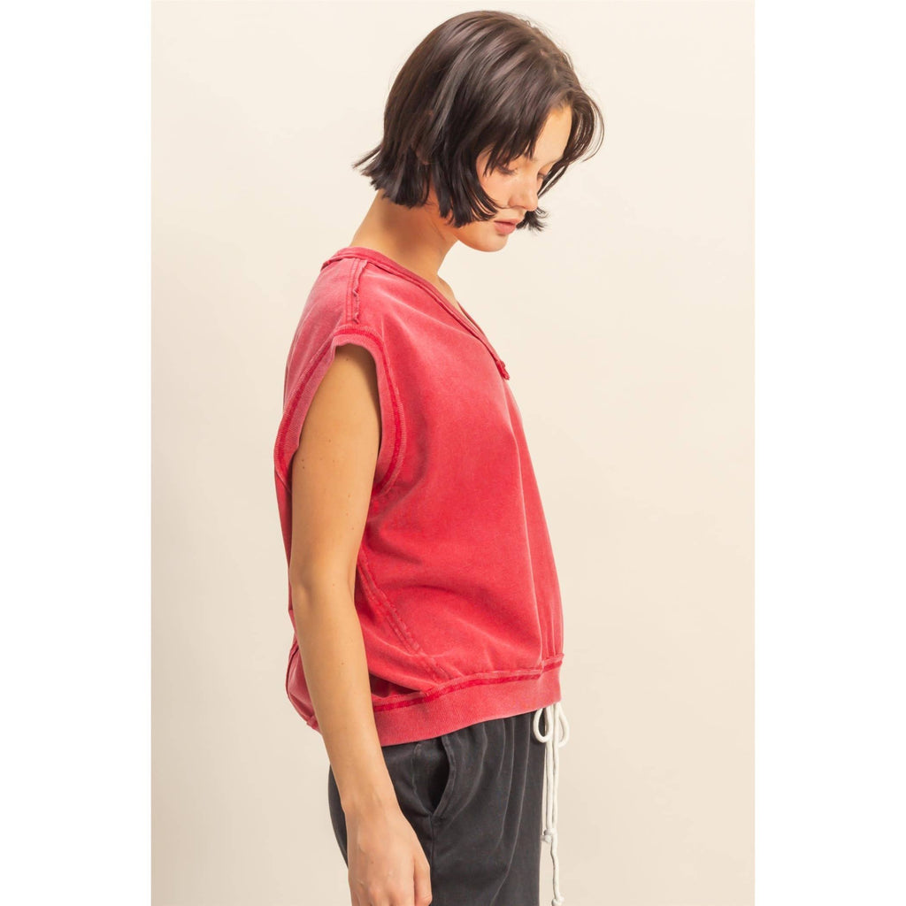 V-Neck Sleeveless Casual Vest