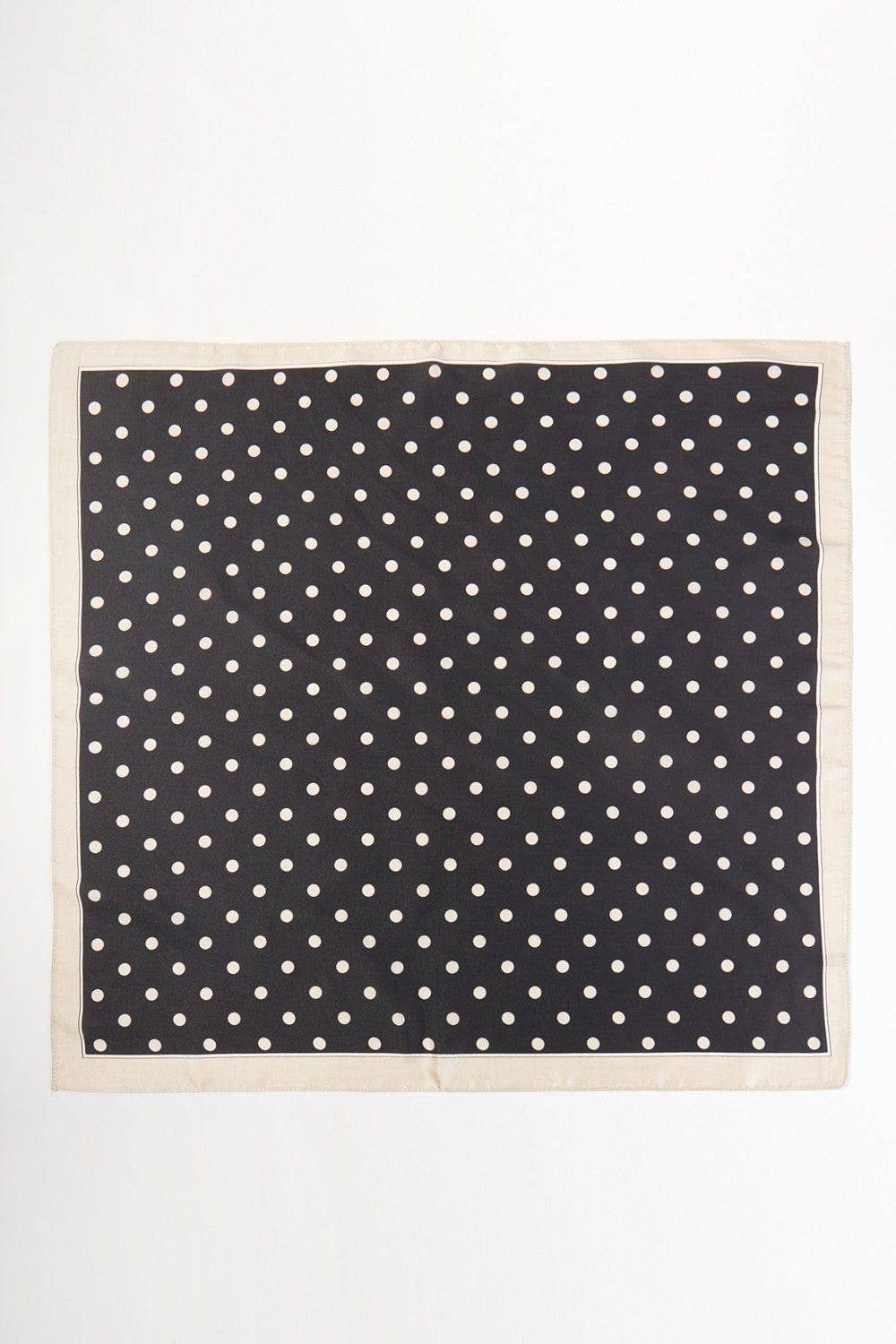 Black Amie Polka Dot Print Bandana
