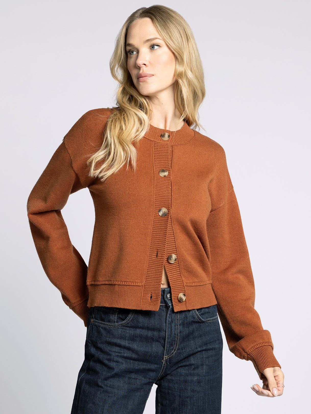 RUST ELIZA CARDIGAN