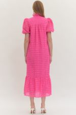 Pink Eyelet Dress