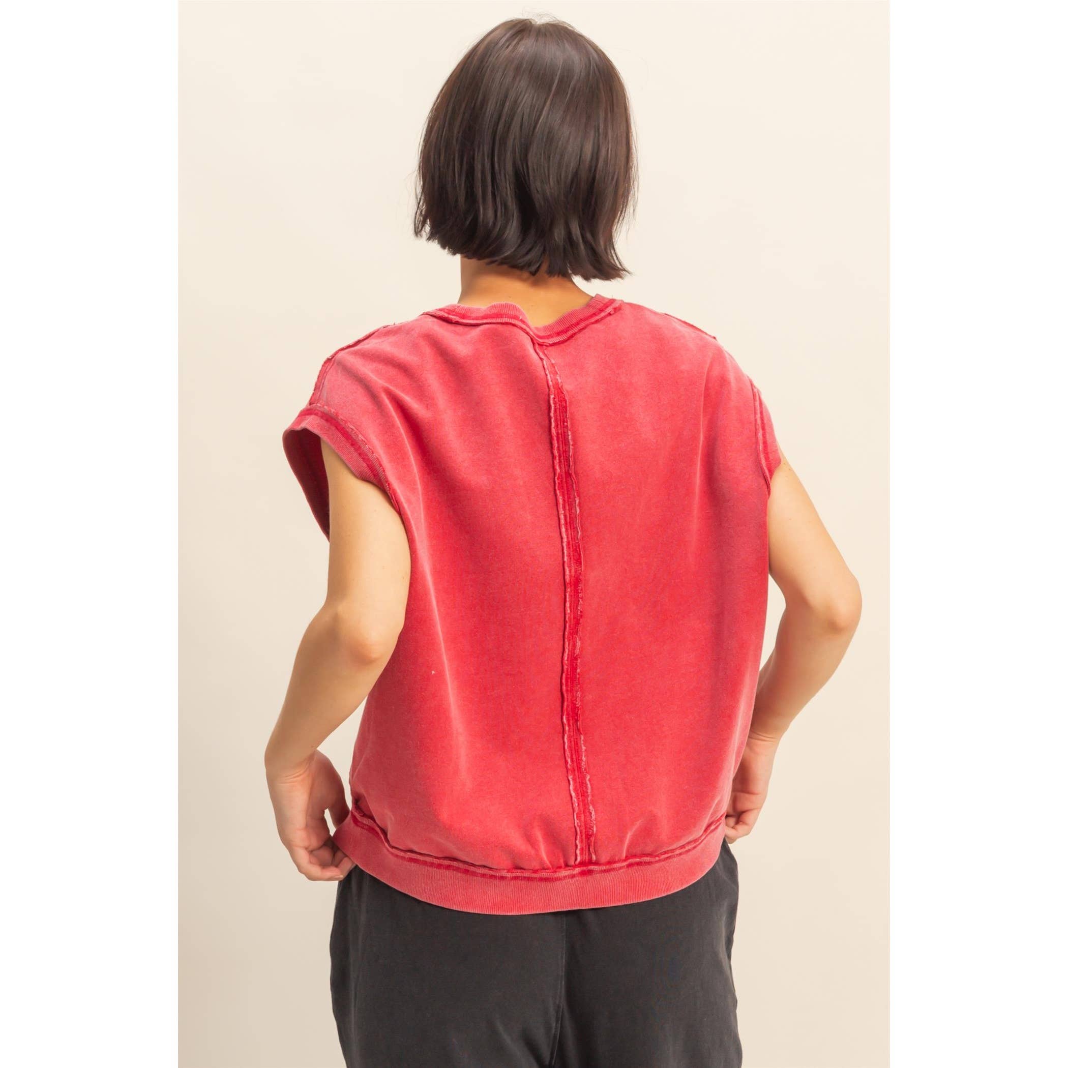 V-Neck Sleeveless Casual Vest