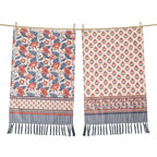 Americana Floral Tea Towels (Set Of 2)