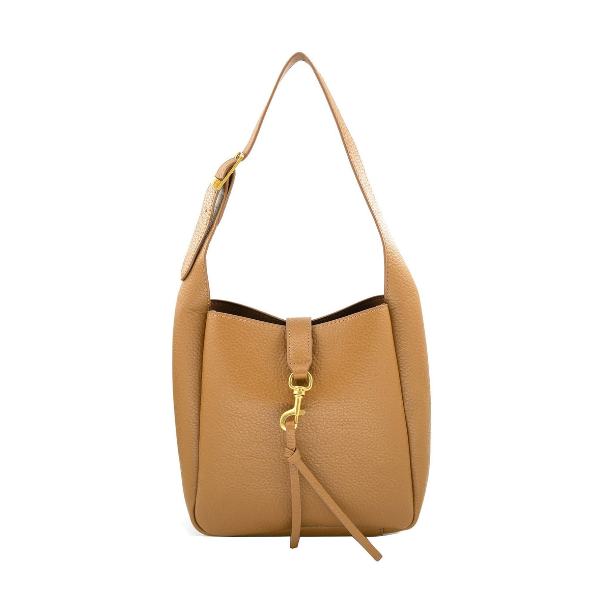 TAN SUEDE SHOULDER BAG