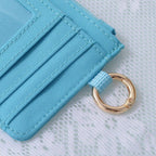 Black Alyssa Cardholder/Wallet With Keyring