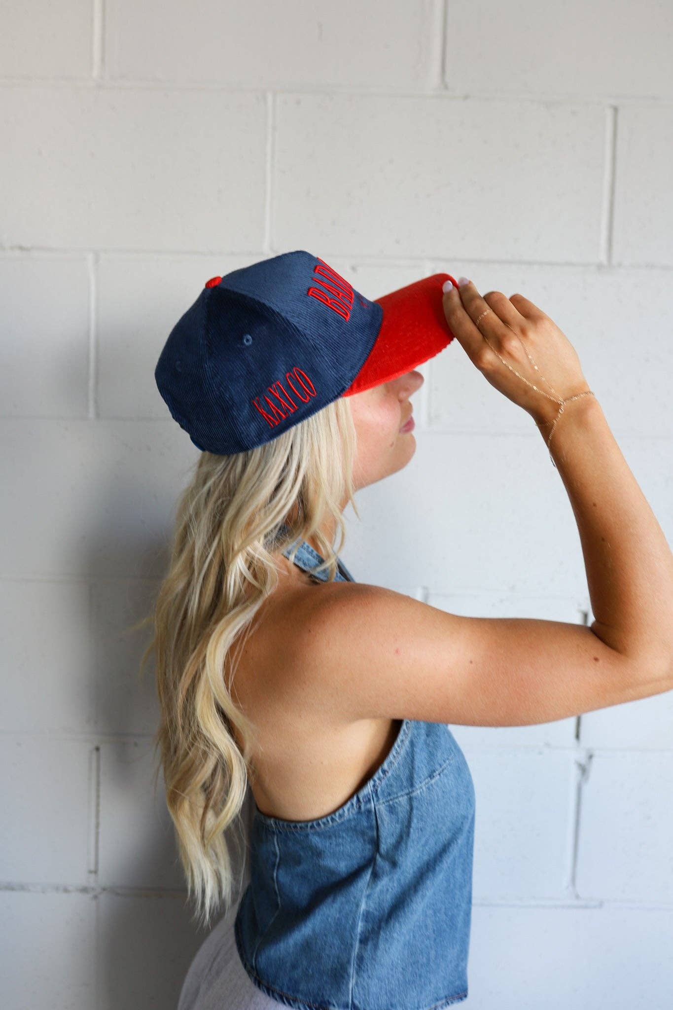 Bad Hair Day Trucker Hat: CREAM CORDUROY