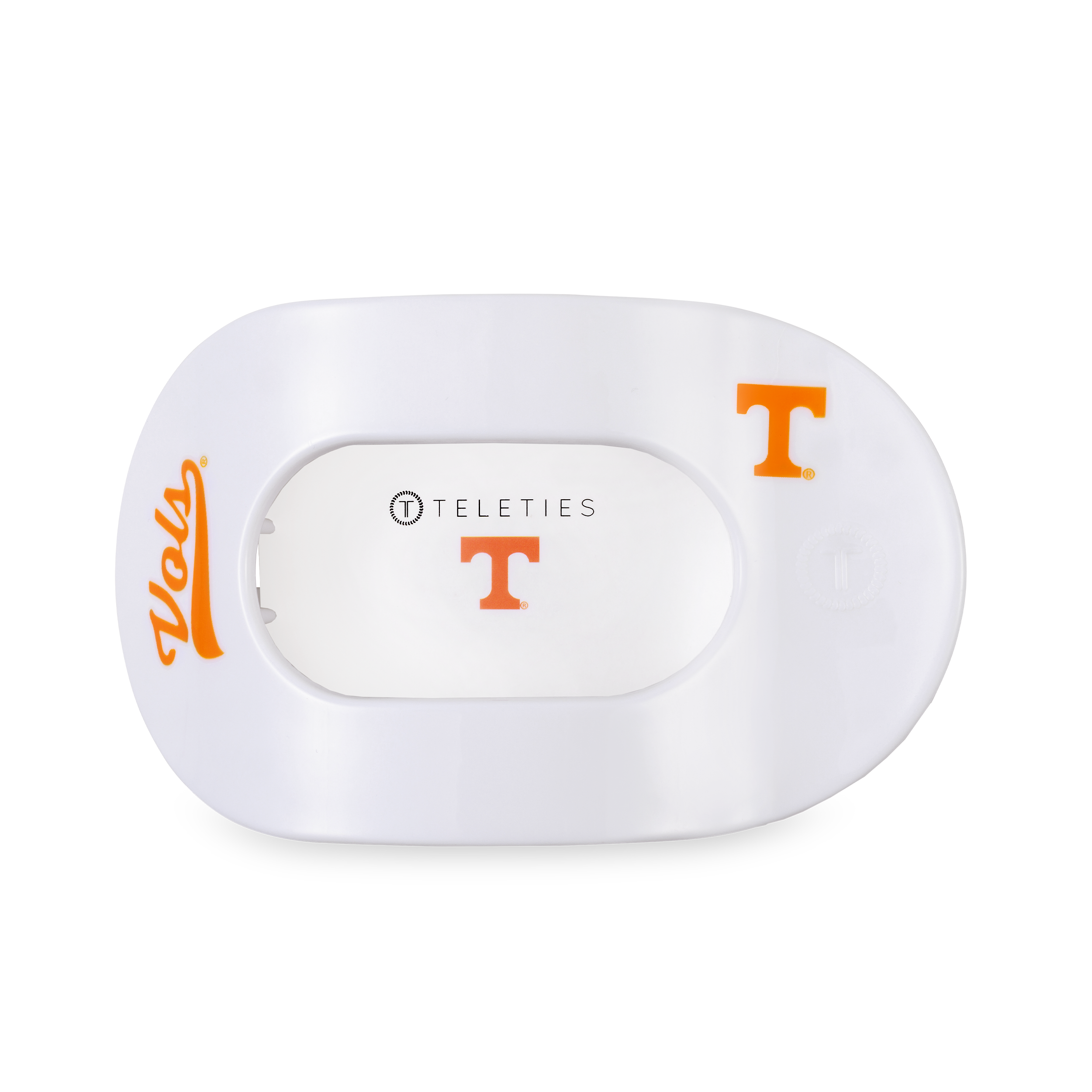 Flat Round Hair Clip | Large | Go Vols!