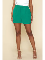 Kelly Green Tailored Shorts