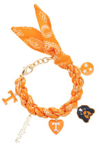Tennessee Vols Bandana Charm Bracelet
