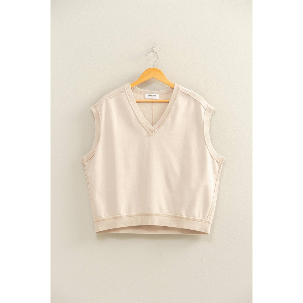 V-Neck Sleeveless Casual Vest