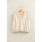 V-Neck Sleeveless Casual Vest