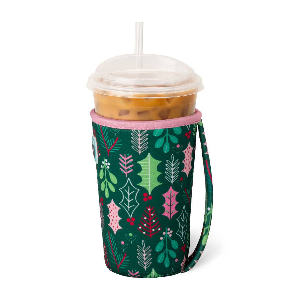 Merry Mistletoe Iced Cup Coolie (Medium)