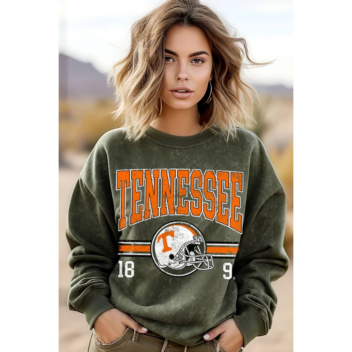 TENNESSEE 1891 MINERAL GRAPHIC SWEATSHIRTS: Mineral Black