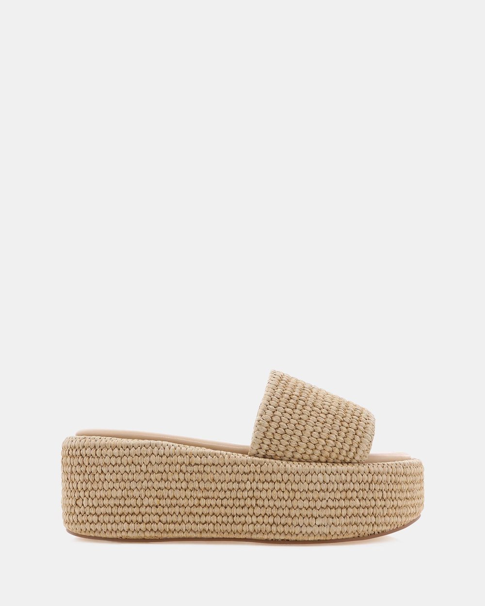 Natural Raffia Zabella Slide