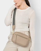 Hallie Crossbody Bag in Light Taupe/KATIE LOXTON