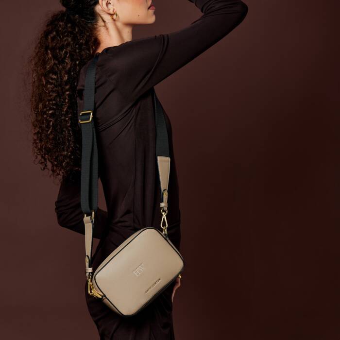 marni mini crossbody bag light taupe/KATIE LOXTON