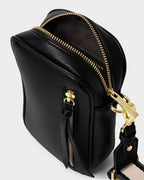 Hallie Small Crossbody Bag in Black/KATIE LOXTON