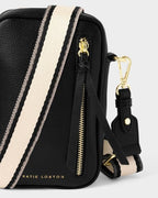 Hallie Small Crossbody Bag in Black/KATIE LOXTON