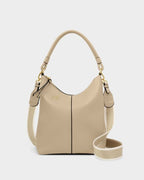 Hallie Satchel Bag in Light Taupe/KATIE LOXTON