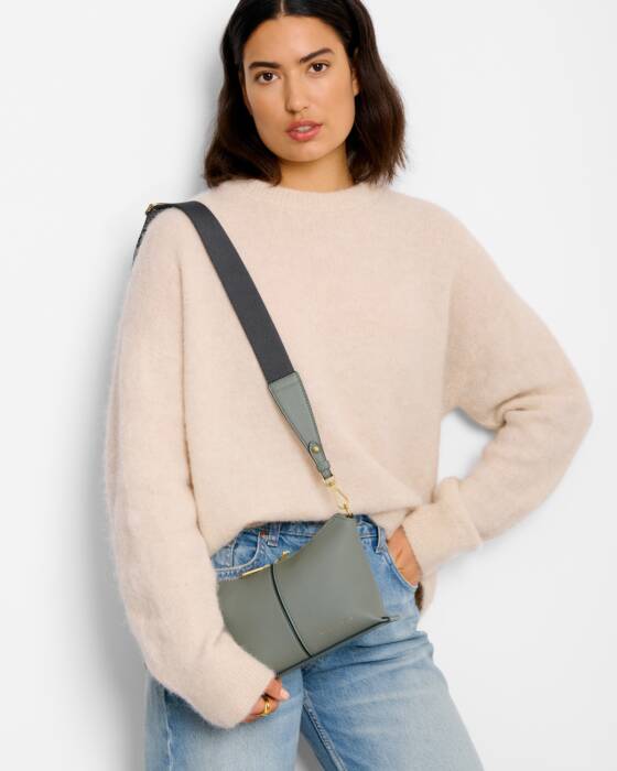 Laila Crossbody Bag Graphite Green/KATIE LOXTON