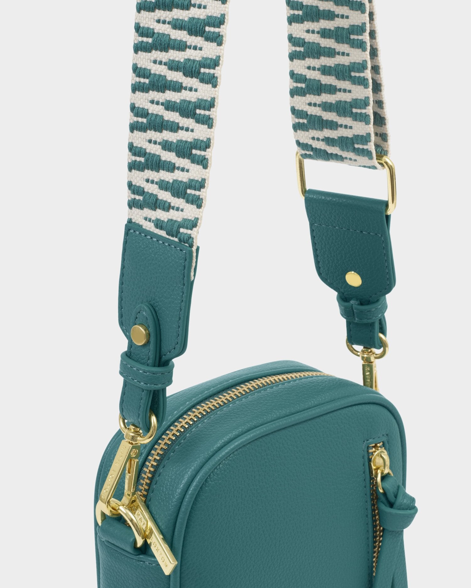 Hallie Small Crossbody Bag in Teal/KATIE LOXTON