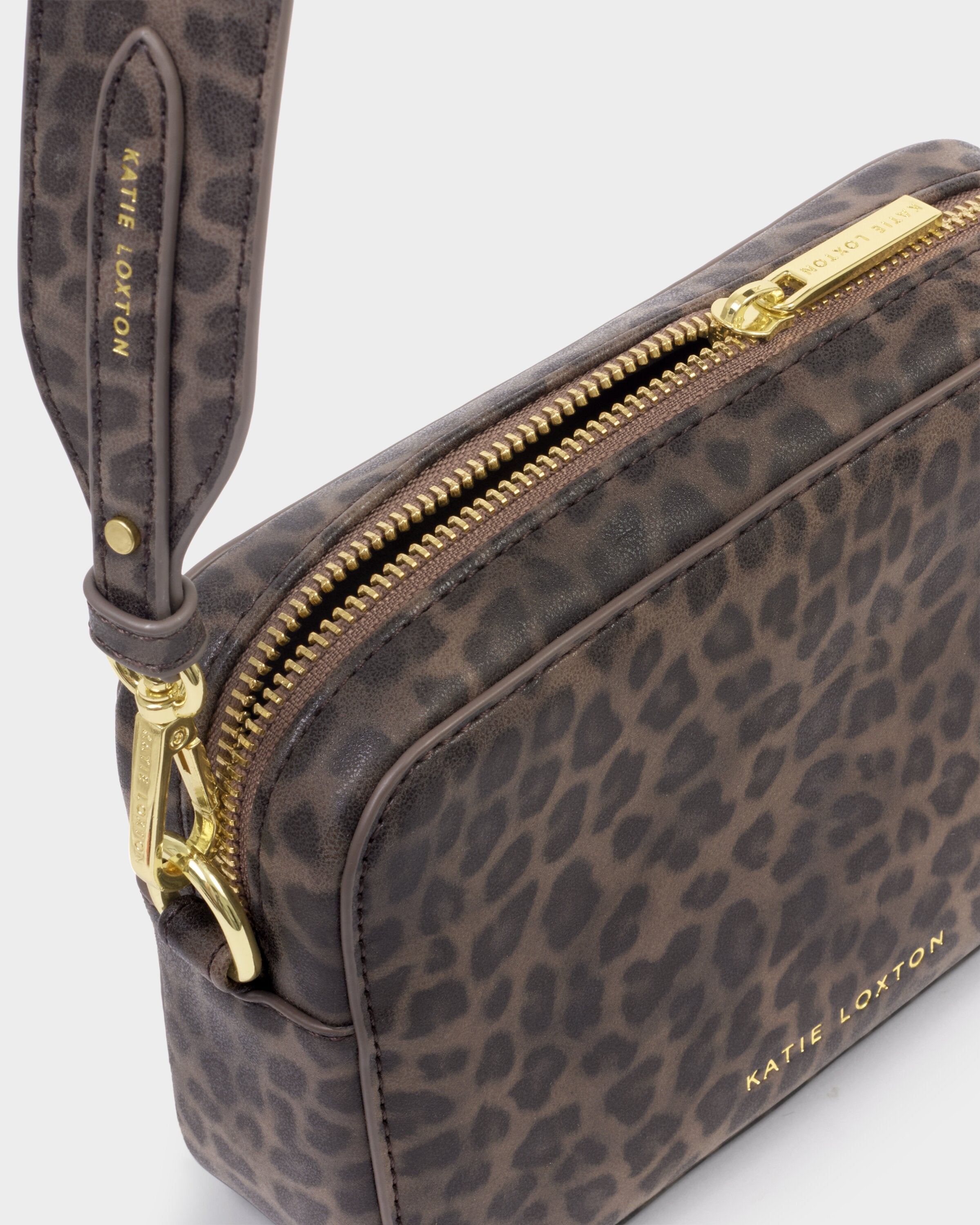 Avery Small Crossbody Bag in Leopard/KATIE LOXTON