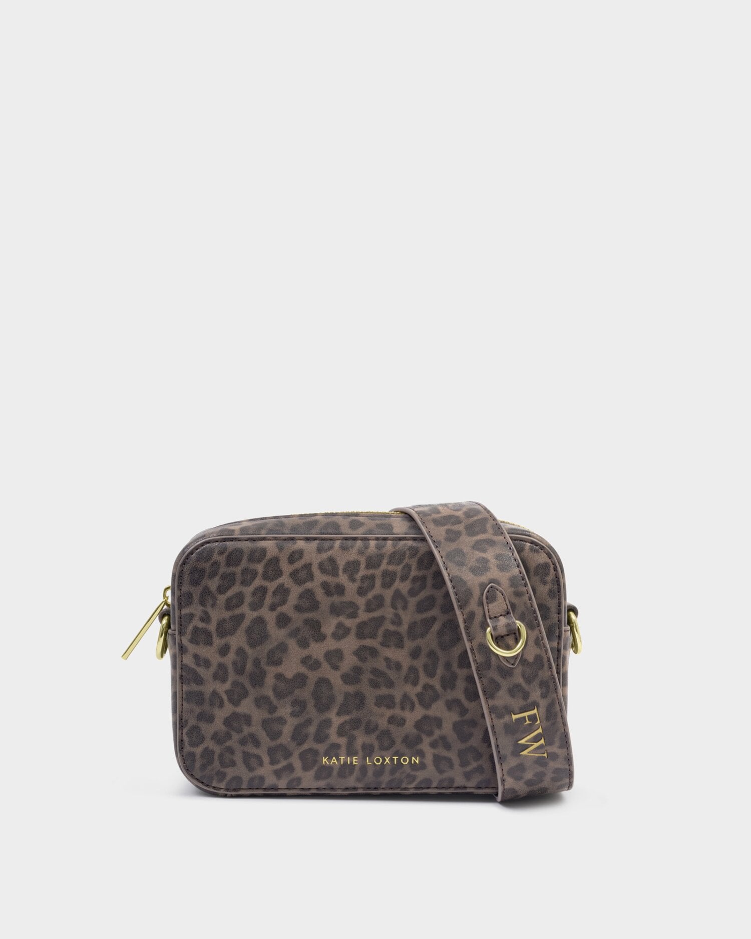 Avery Small Crossbody Bag in Leopard/KATIE LOXTON