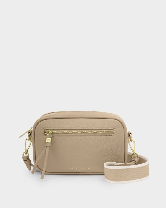 Lottie Crossbody Bag in Light Taupe/KATIE LOXTON