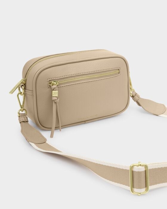 Lottie Crossbody Bag in Light Taupe/KATIE LOXTON