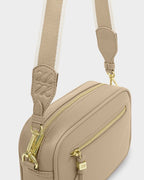 Lottie Crossbody Bag in Light Taupe/KATIE LOXTON