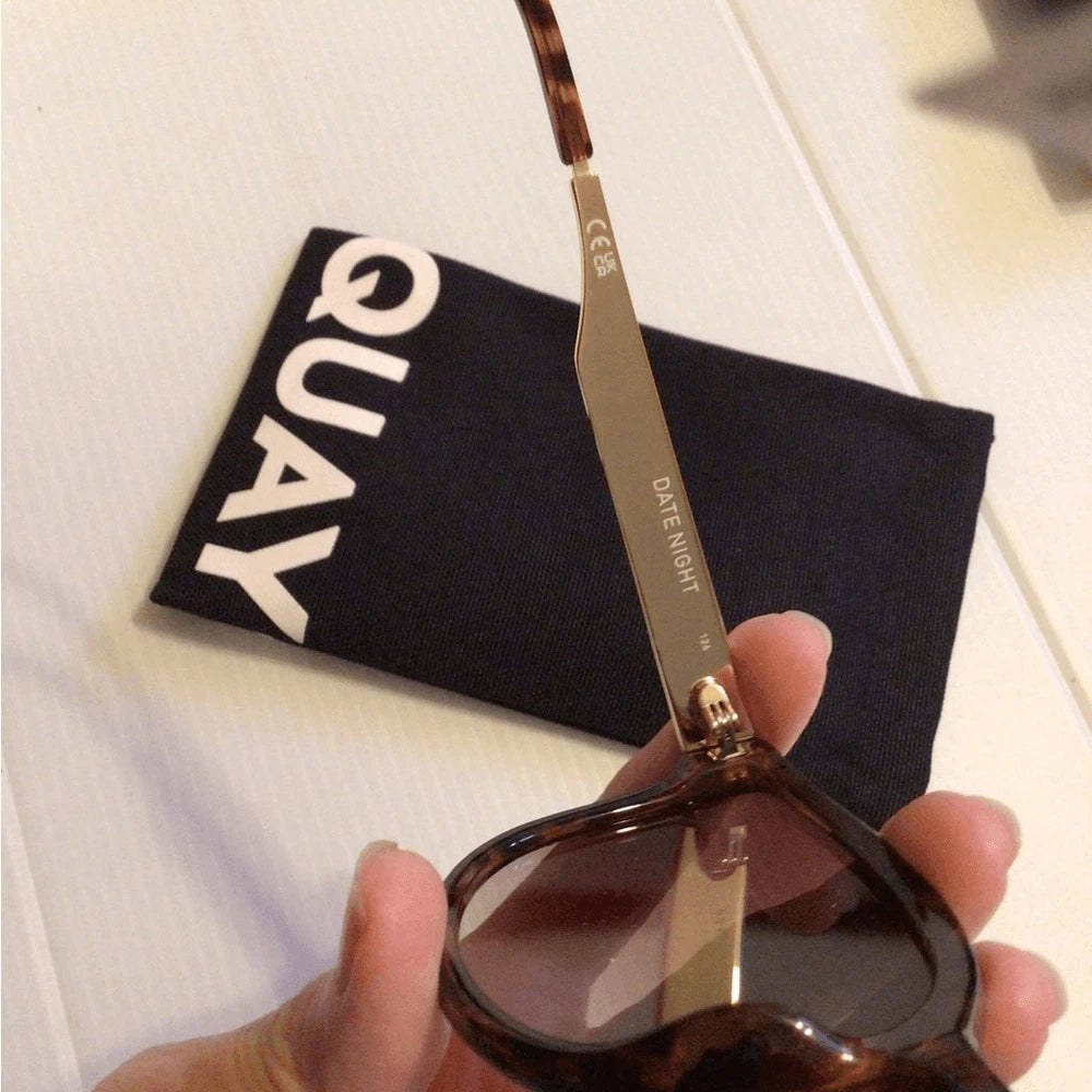 Quay DATE NIGHT Tortoise Shell Sunglasses