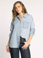 HELENA SHIRT MULTI PINSTRIPE