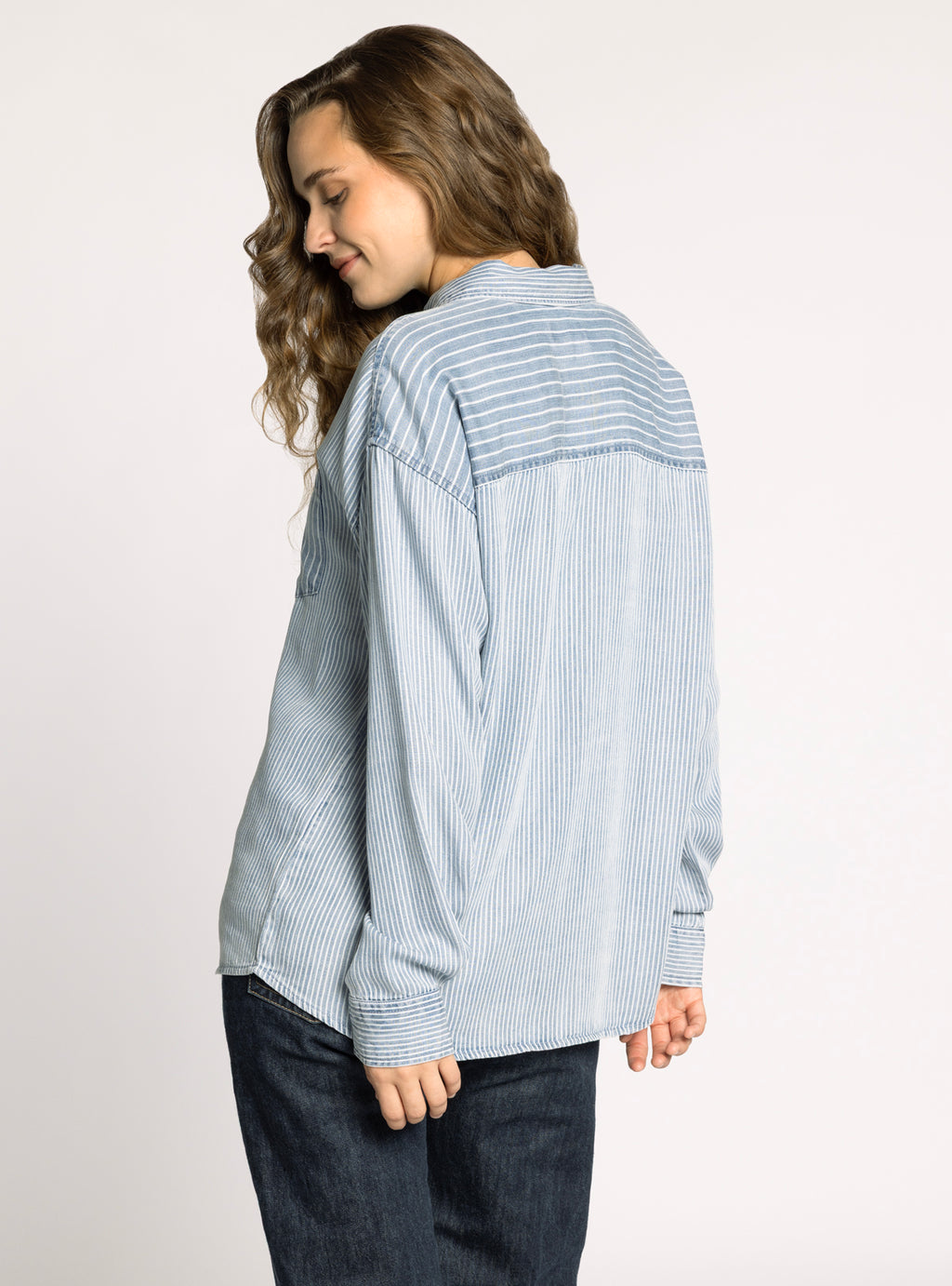 HELENA SHIRT MULTI PINSTRIPE