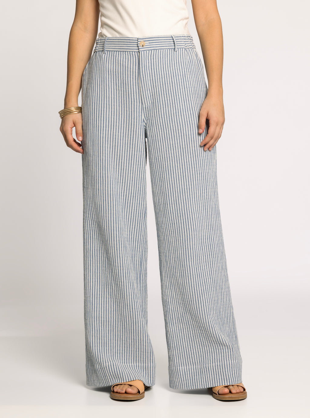 IVORY BLUE MAIA PANTS