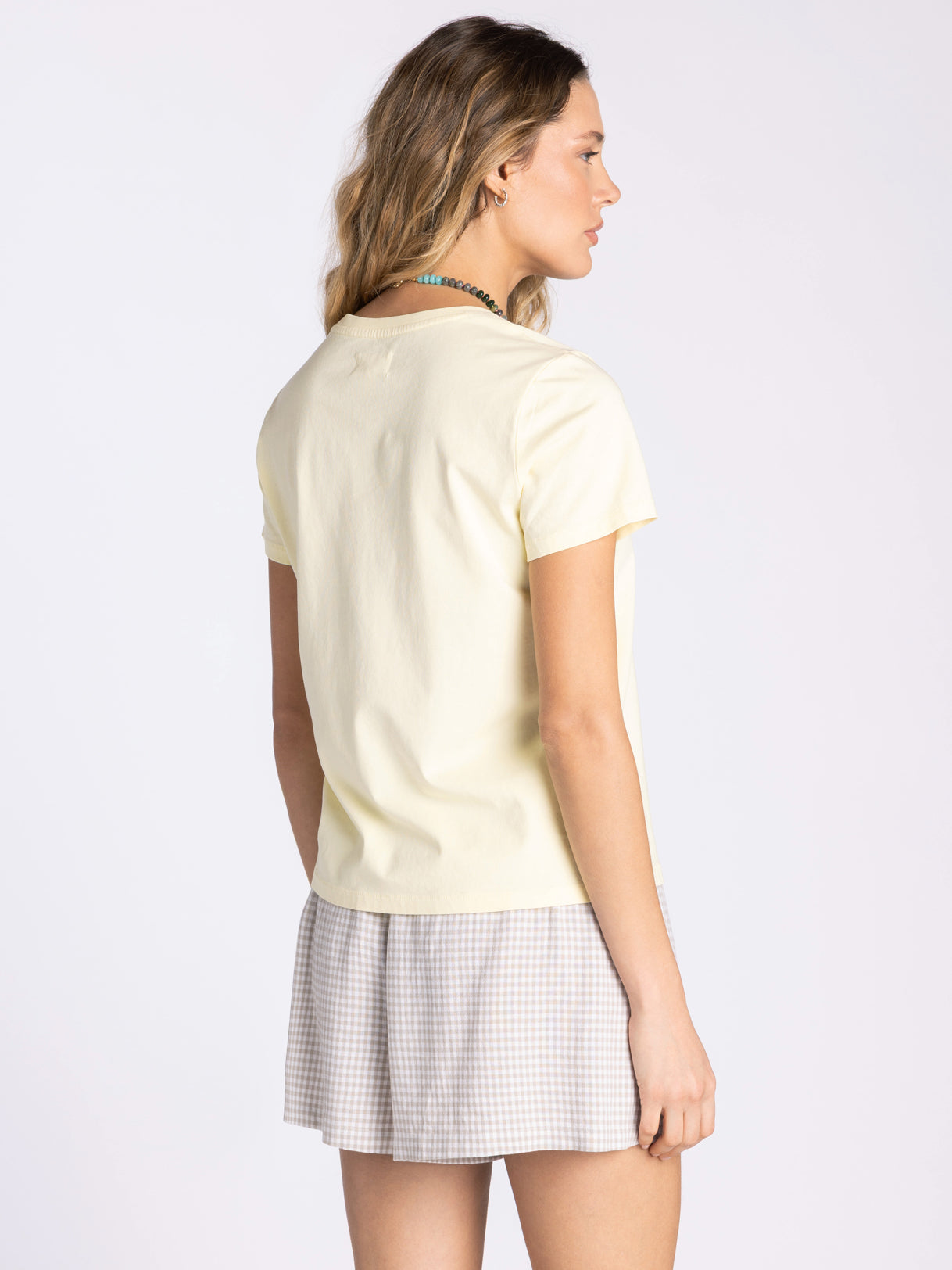 BUTTER YELLOW ASHER TEE