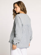 IVORY BLUE MAIA SHIRT