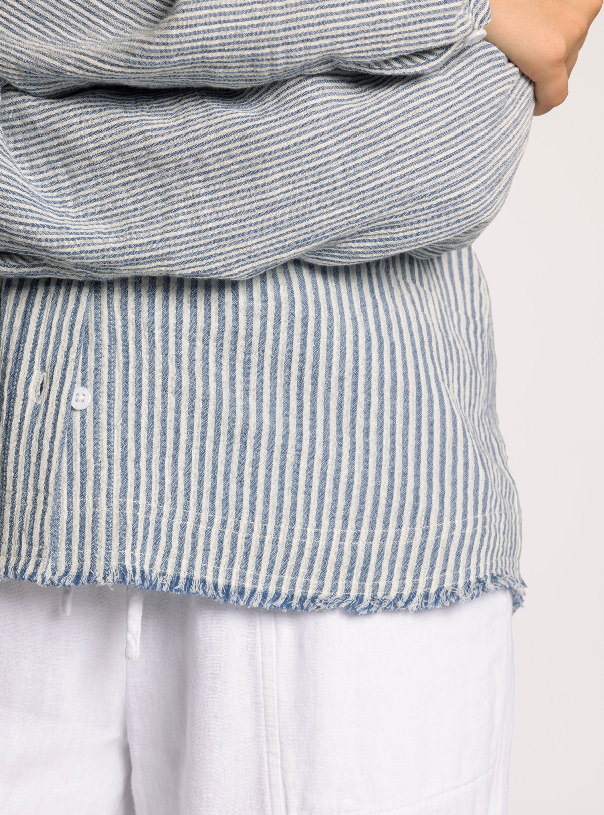 IVORY BLUE MAIA SHIRT