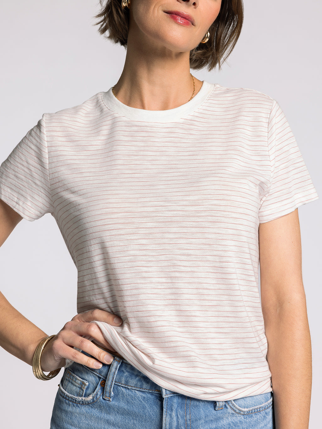 IVORY ROSE SARAH TEE