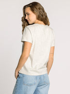 LIGHT HEATHER GREY ASHER TEE