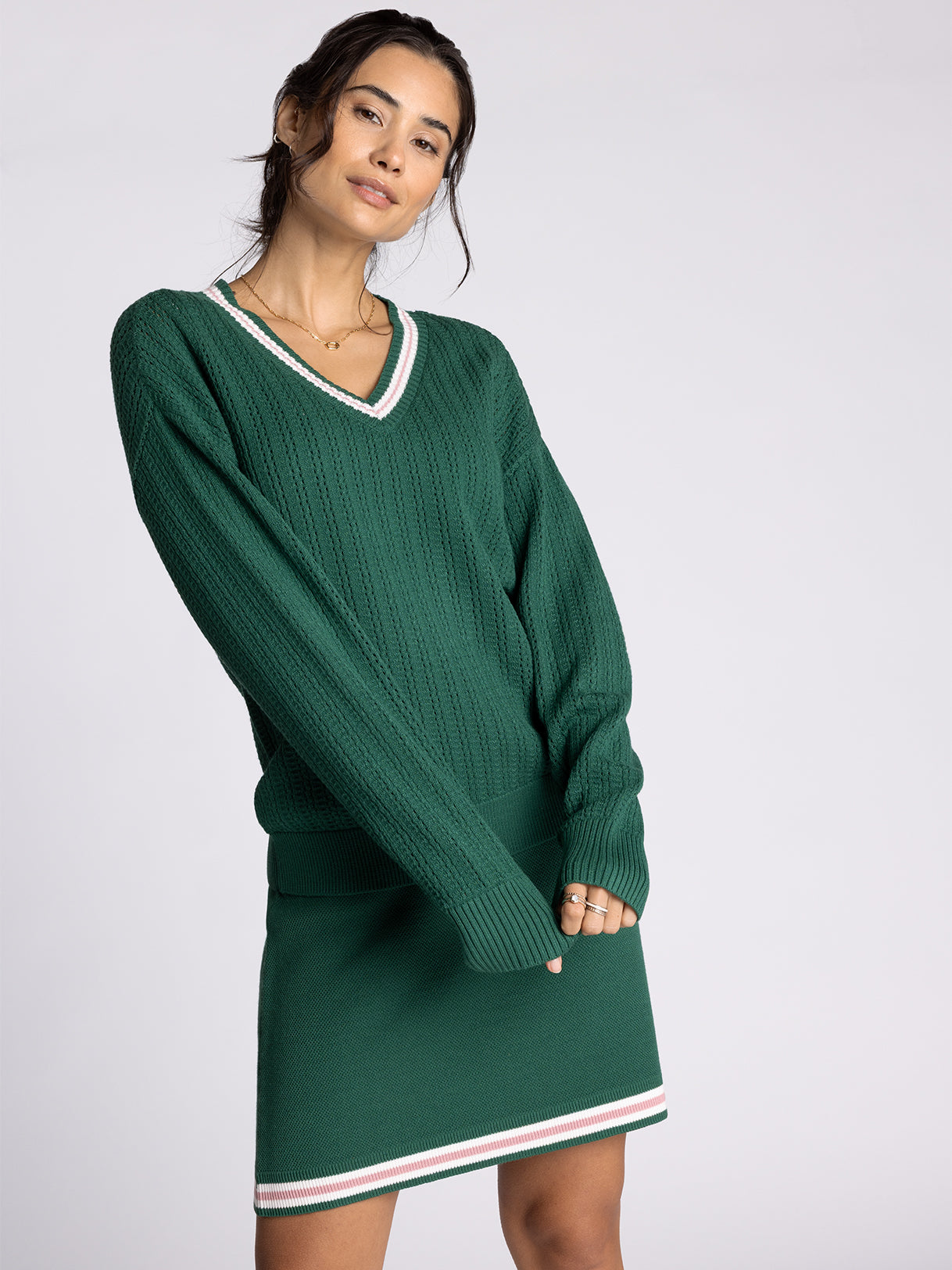 ALEXIS SWEATER FOREST PINK
