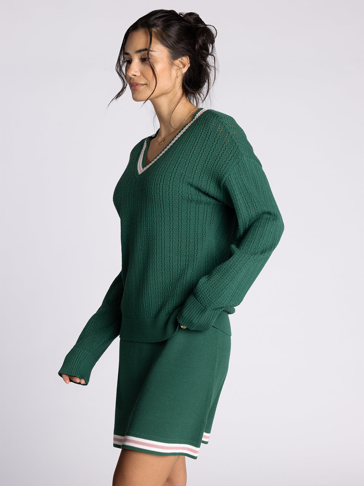 ALEXIS SWEATER FOREST PINK