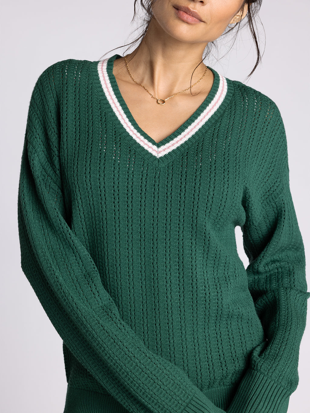 ALEXIS SWEATER FOREST PINK