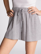 CHARCOAL GINGHAM CAELIS SHORTS