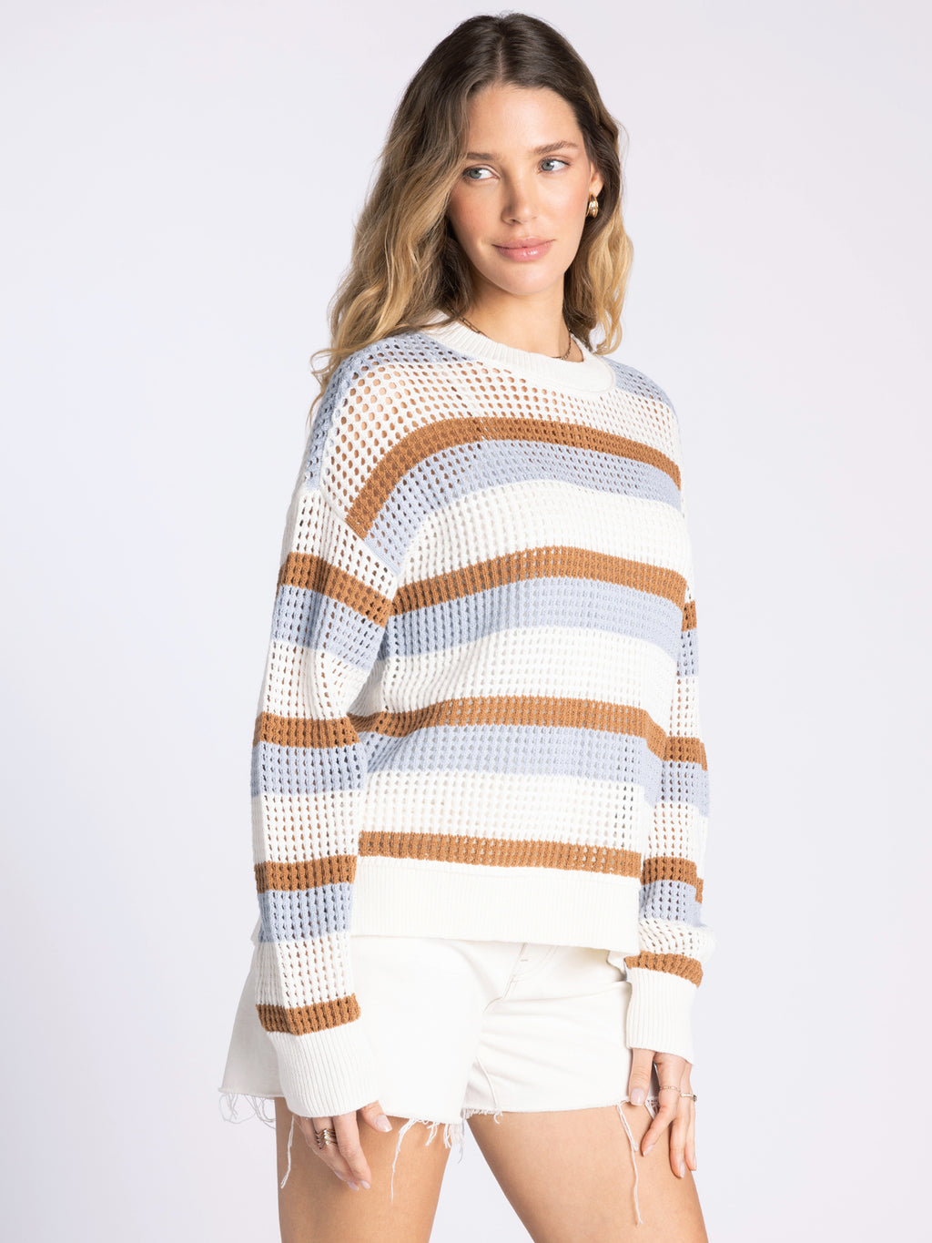 Blue Rust Combo CALLA LILY SWEATER