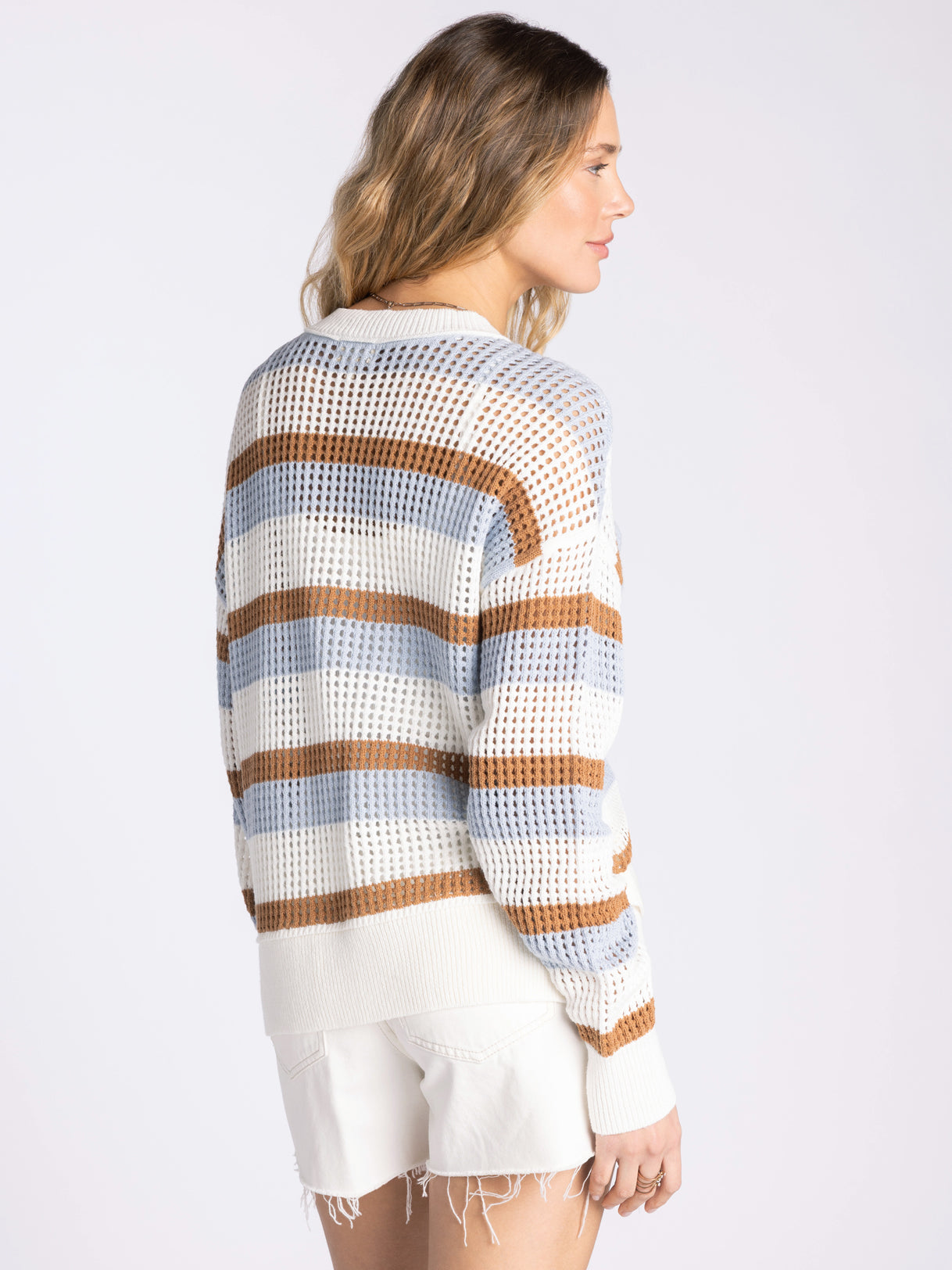 Blue Rust Combo CALLA LILY SWEATER