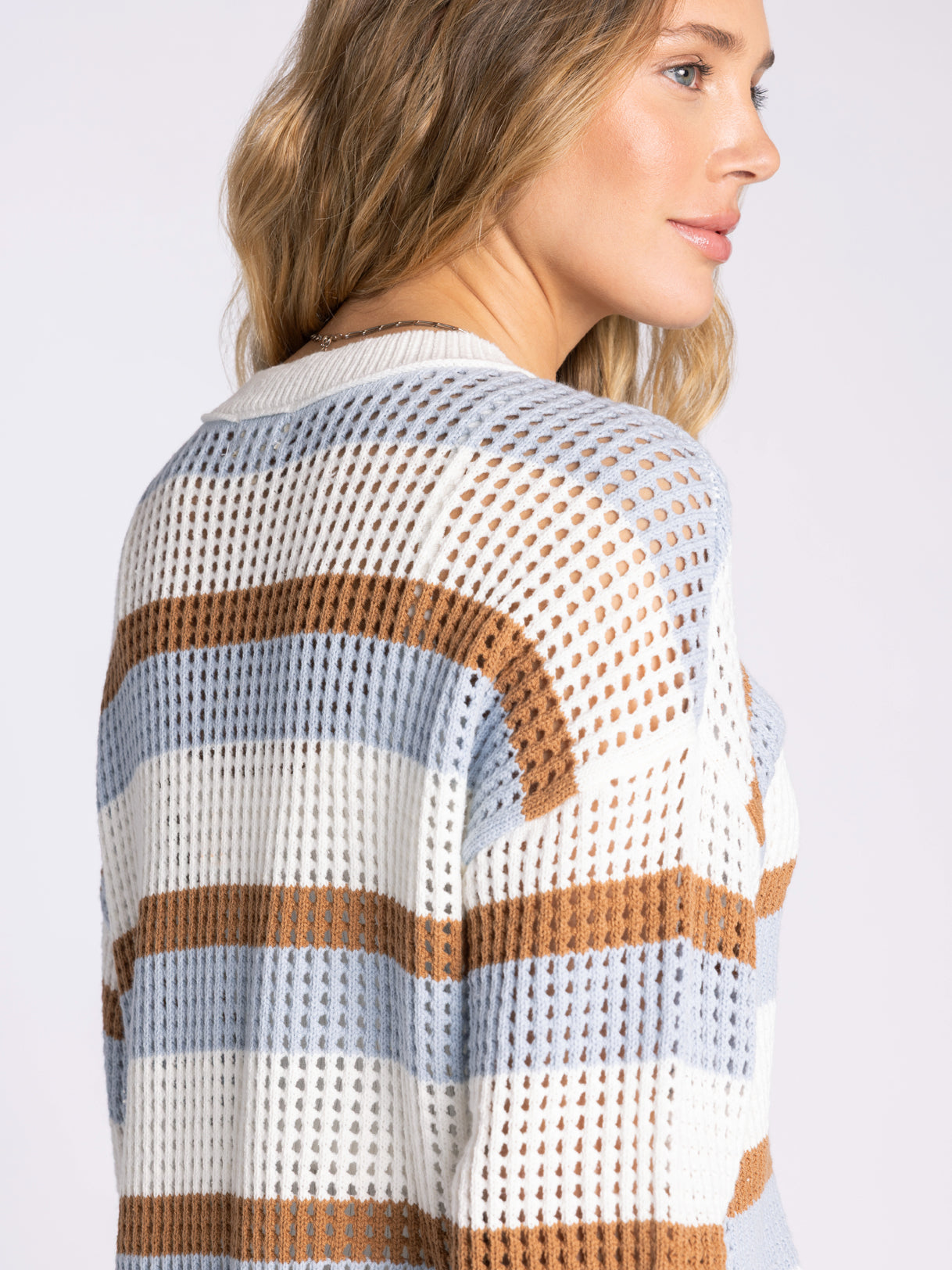 Blue Rust Combo CALLA LILY SWEATER