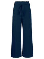 Coastal Blue MEG - LINEN WIDE LEG PANT W/ SEAM PKT